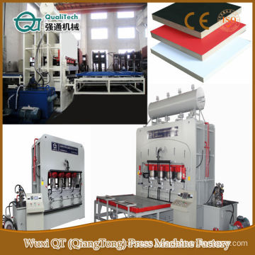 Veneer Hydraulic Oil Laminate Flakeboard Hot Press Machine